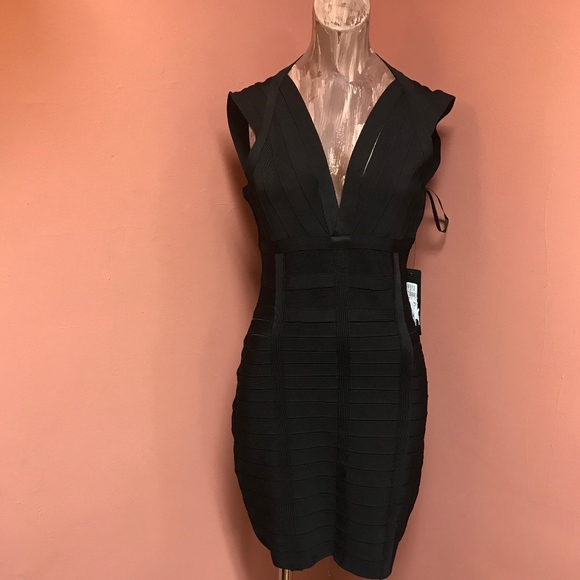 Cutout Open Back Bandage Cap Sleeve Dress - Picture 4 of 8